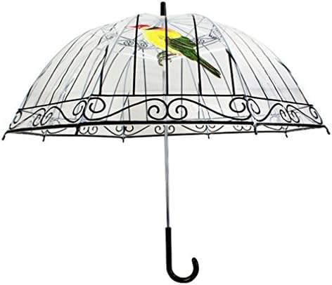 HOMEIC Plastic EVA Transparent Umbrellas Parasol Long-Handle Rainy Clear Bubble Umbrella For Women