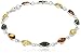 Multicolor Amber Sterling Silver Classic Bracelet