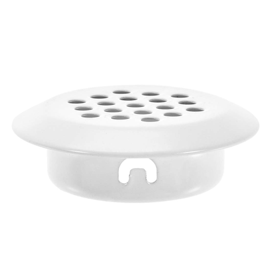 sourcing map Round Air Vents, Fit 1.14" Dia. Hole, Circle Mesh Airflow Louver for Kitchen Cabinet Shoebox Wardrobe, Stainless Steel, White Pack of 15