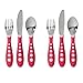 Gerber Stainless Steel Tip Kiddy Cutlery Set, 2 Sets - Pink