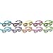 amscan 250241 Awesome 80's Party Assorted Color Glasses with Printed Lenses Accessory (1 Piece), One Size, Multicolor