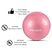 PROMIC Exercise Ball (65 cm) with Foot Pump, Professional Grade Anti Burst & Slip Resistant Stability Balance Yoga Ball for Yoga, Workout, Cardio Drumming, Classroom, Work Ball Chair (Pink)