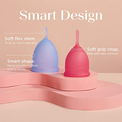 3 Saalt+Menstrual+Cup+2+Pack+Medical+Grade