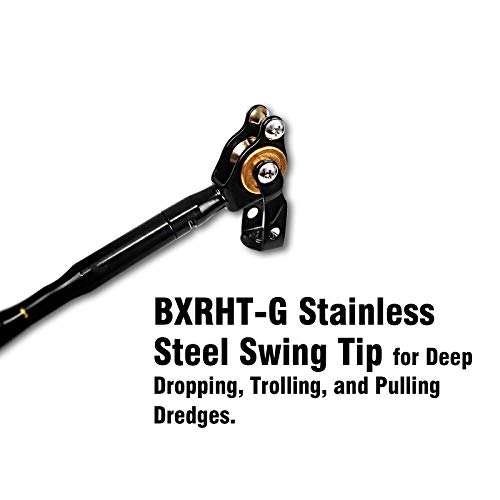 Fiblink Gebogene Butt Angelrute 2-teilig Salzwasser Offshore Schlepprute Big Game Roller Angelrute Konventionelle… – Bild 4