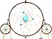 Urdeoms Big Brown Dream Catcher Wall Decor for Girls Women Boho Dream Catchers for Bedroom Adult Boys Teen Room Decor with Turquoise Hanging Ornament and Feathers Blessing Gifts(NO.31)
