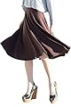 Jubilee Couture Womens Elastic Waist Midi Long A Line Flare Pleated Small Plus Size Skirt Made In USA
