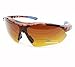 proSPORT Bifocal Sunglasses Tortoise Shell Brown 2.00 Mens Women HD Amber lens Semi Rimless Wraparound