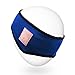 Rotibox Lightweight Sweatproof Bluetooth Headband Headphone Headset Earphone Music Headband Speakerphone with Stereo Speaker and Microphone Hands-free for Gym Exercise Outdoor Sports Running-Blue