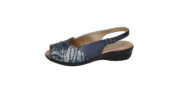 MADE IN SPAIN 435 Sandalias Planta Gel SEÑORA Sandalias Marino 41 :  Amazon.es: Zapatos y complementos