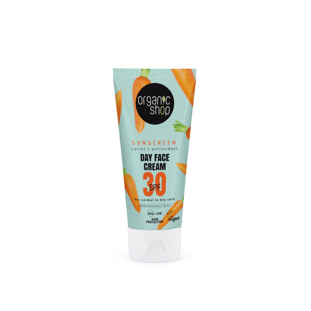 Organic Shop Suncare Day Face Cream 30 SPF Normal to dry skin, 50 ml
