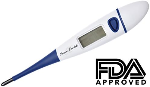 ON SALE - FDA Approved 10 Second Fast Read Clinical Digital Thermometer for Baby (Blue)