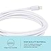 Cordify 3Pack 10FT Lightning Cable Cords 8 Pin USB Sync and Charging Cords charger Compatible with iPhone 7/7 Plus/6s/6s Plus/6/6 Plus/5s/5c/5/SE, iPad/iPod (White)