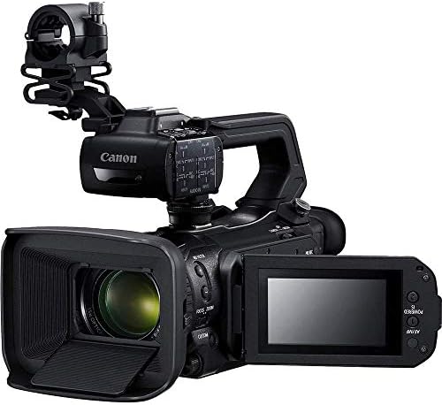 Black optical recording device with twin UHD cameras, featuring 15x optical zoom.
