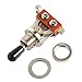 Kmise 1-pc 3 WAY Toggle Switch/knob Chrome High Quality Electric Guitar Part