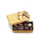 GODIVA Chocolatier Assorted Chocolate Gold Gift Box, Classic Ribbon, 8 pc.