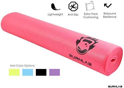 Burnlab Anti-Skid Yoga and Exercise Mat (6mm)