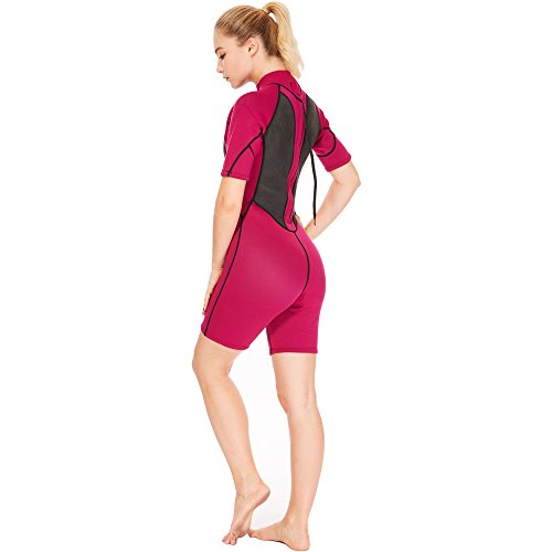 image for Flexel Shorty Wetsuit Women Adult's 3mm Neoprene Surfing Suits for Swi
