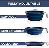 large collapsible dog bowl