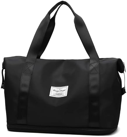Dry and Wet Separation Foldable Travel Duffel Bag for Weekender ...