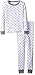 Burt's Bees Baby Unisex Baby Little Kid Organic 2 Piece Pajama Set, Fog Star Print, 2T