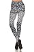 Leggings Depot Ultra Soft Women's Popular Best Printed Fashion Leggings Batch10 (Plus (Size 12-24), Fine China)
