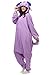 Sayadress Lovely Animal Cosplay Halloween Costumes Pajamas for Unisex Adults (M, Purple Espeon)