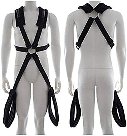 Plush Shouder Suspender Straps Body Harness Thighs Swing Set