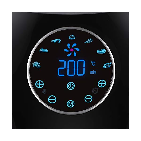 Pro Breeze 4.2L Air Fryer 1400W with Digital Display, Timer and Fully Adjustable Temperature Control for Healthy Oil…