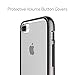 iPhone 7 Plus Case, CaseCrown Clarity Metallic PC & TPU Case (Space Gray) - Scratch Resistant