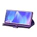 FLYEE Case Compatible with Galaxy Note 10 Plus (6.8 inch,Released 2019),Wallet Case for Women and Girls with Card Holder,10 Card Slots Flip PU Leather Zipper Protective Case with Wrist Strap -Purple