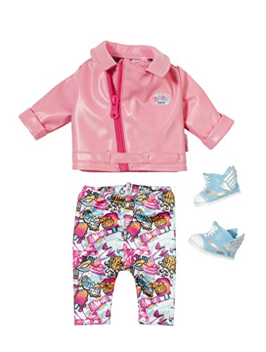 Zapf Creation 825259" Baby Born City Deluxe Scooter Outfit Puppe, bunt & Creation 825914" Baby Born City Scooterhelm Puppe, bunt – Bild 3