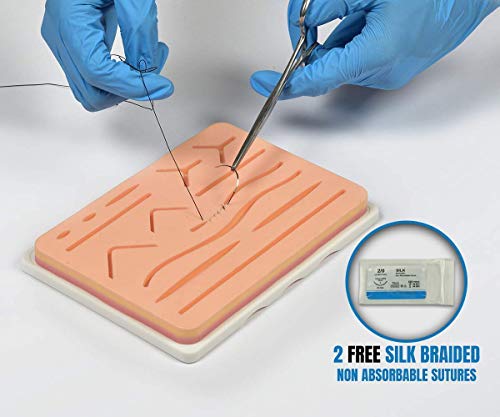 3 Original+Suture+Practice+Silicone+Wounds