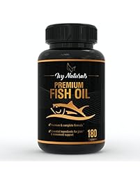 Fish Oil by Ivy Naturals || 180 Powerful Capsules || Packed with Premium Omega-3s, DHA, & EPA || Promotes Heart Health || Supports Cell Growth and Metabolic Functions || 100% Satisfaction Guarantee