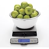 OXO Good Grips Stainless Steel Food Scale with Pull Out Display, 22-Pound