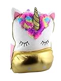 Unicorn Girls 16 inch Fantasy School Backpack (One Size, White/Pink)