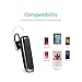 Bluetooth Headset, Gaoye R9 V4.1 HD Voice Control Bluetooth Wireless Headphones / Earbuds / Earpieces Stereo In Ear with Mic Noise Cancelling Compatible with IOS iPhone Samsung Android Tablets (Black)