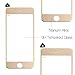 Cyxus [Full Coverage] 3D Curved Titanium 9H Tempered Glass Screen Protector for Apple iPhone 7 Plus (5.5
