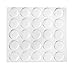 Qishi 200-piece Epoxy Stickers for Bottle Cap Pendants, 1-inch, Clear