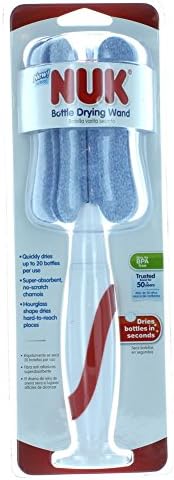 NUK Bottle Drying Wand BPA Free Ergonomic Handle Baby