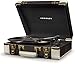 Crosley CR6019D-BK Executive Portable USB Turntable with Bluetooth, Black