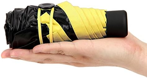 Mini Folding Umbrella MAXZOLA Compact Lightweight Pocket Anti-UV Umbrella