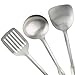 Stainless Steel Cooking Utensil Set, Nonstick Kitchen Utensils Set with Spatula, 4 Piece
