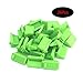 SpeedDa Rubber USB A Type Female Anti Dust Cover Protector Plugs Stopper Cover 26 Pcs Green