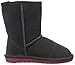 BEARPAW Unisex-Kid's Emma Youth Mid Calf Boot, Charcoal/pomberry, M020 M US Little Kid