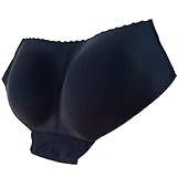 Women Panties,Haoricu 2017 Hot Sale! Women Fashion Padded Enhancer Shaper Panties Underwear (M, Black)