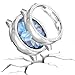 JZK Samsung Galaxy Watch Active 2 40mm PC Diamond Case,Bling Crystal Plated Protective Bumper Shell PC Protective Cover for Samsung Galaxy Watch Active 2 40mm Accessories