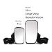 2020 UTV Broader Rear View Side Mirror, ISSYAUTO Break Away Mirrors with 1.75