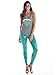 Tipsy Elves Women's Mermaid Leggings - Mermaid Halloween Costume Tights Female (Small) Green