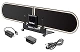 ANTOP Smartpass Amplifier TV Signal Booster for Any Non-Amplified TV Antenna, High Gain & Low Noise & Built-in 4G LTE Filter,Amplify VHF and UHF Signals, Included USB Power Adapter and 5ft USB Cable