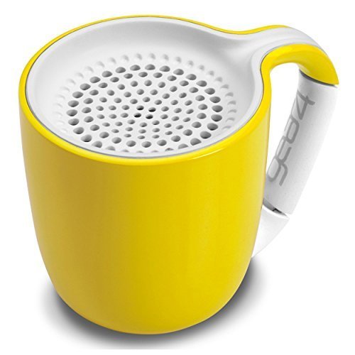 Gear4 Espresso Cup Portable Wireless Universal 3.0 Bluetooth Speaker (Yellow)